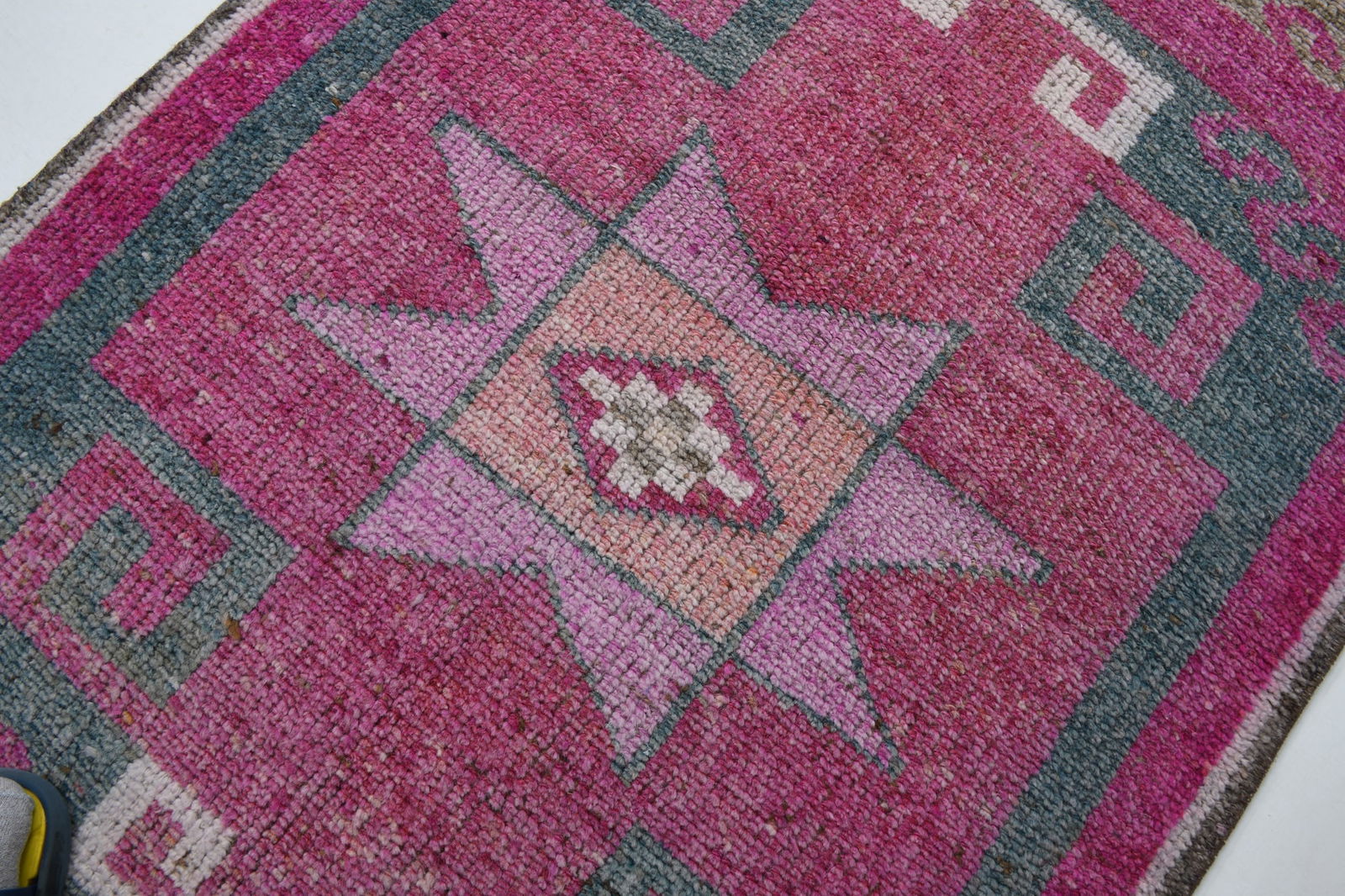 3'1'' x 11'9'' Vintage Wool Runner Rug - 18172 - 8