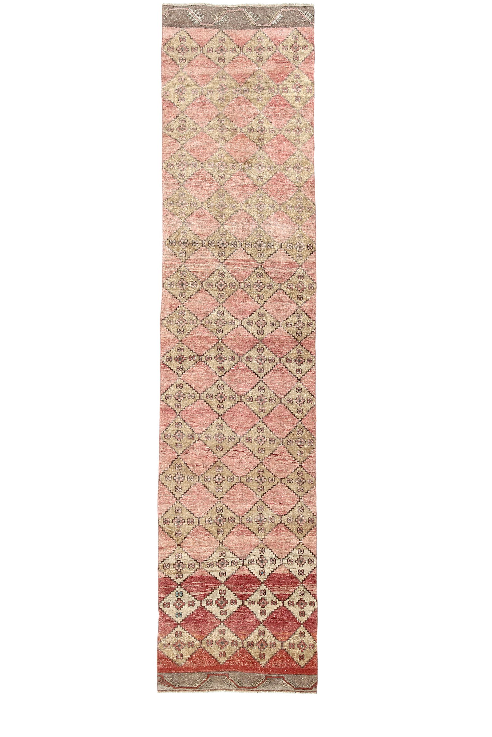 2'9'' x 12'3'' Turkish Vintage Runner Rug - 6281 (1 of 20)
