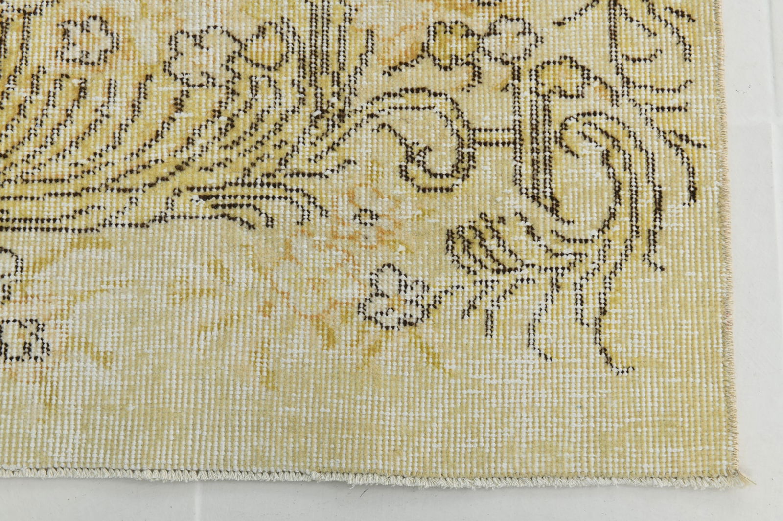 5'3'' x 8'7'' Handmade Vintage Wool Rug - 5548 - 11