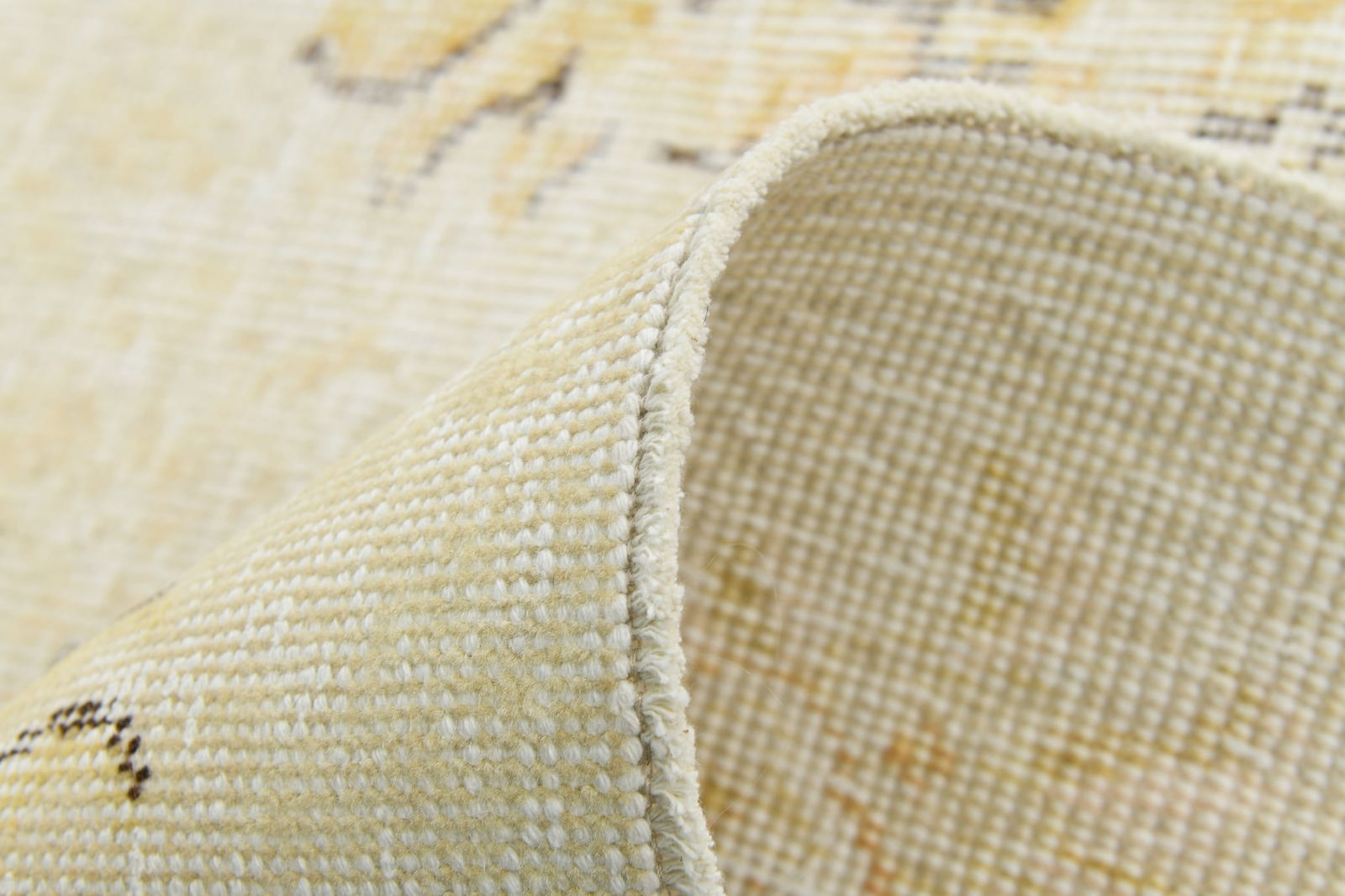 5'3'' x 8'7'' Handmade Vintage Wool Rug - 5548 - 15