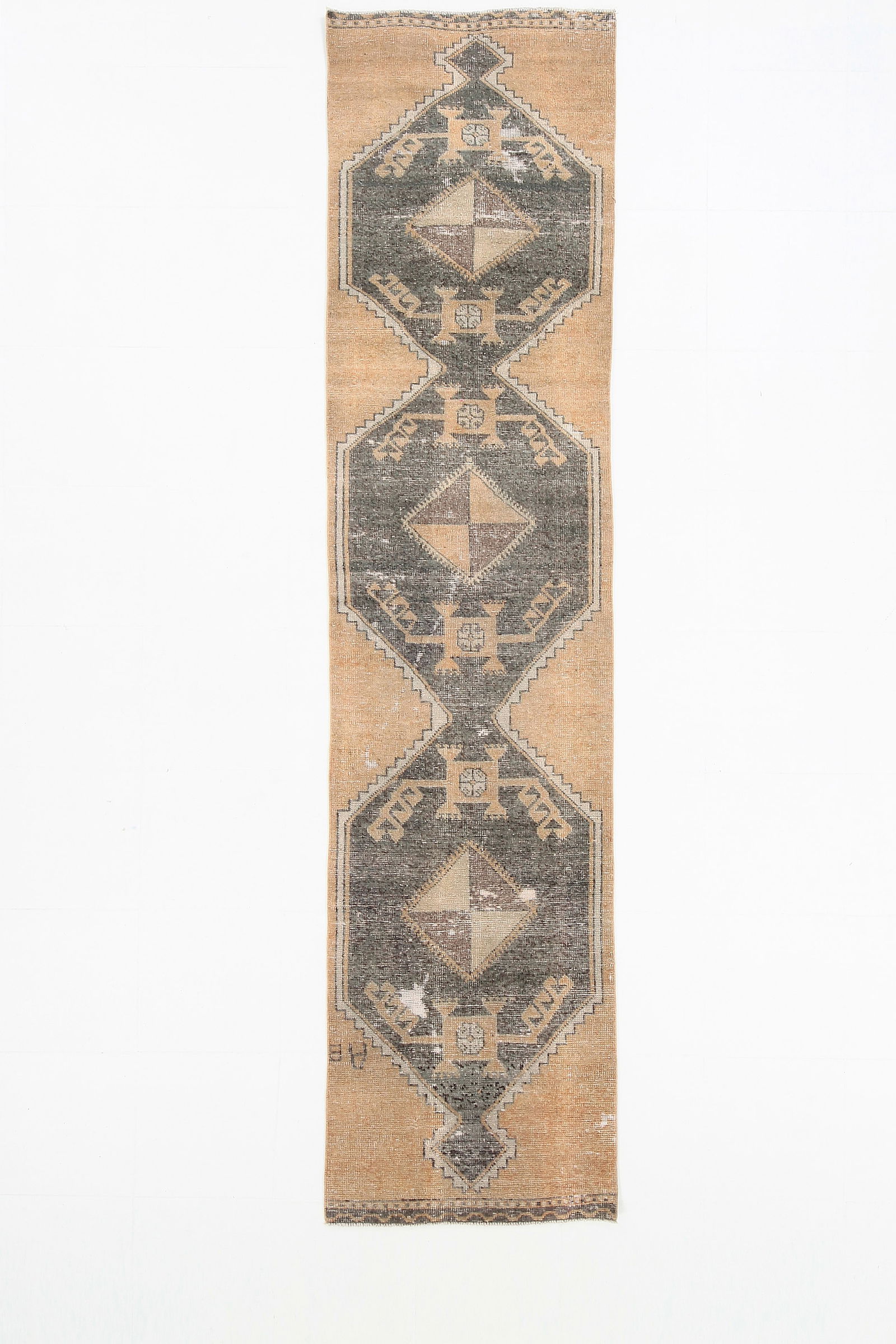 2'8'' x 11'1'' Turkish Vintage Runner Rug - 5900 (1 of 20)