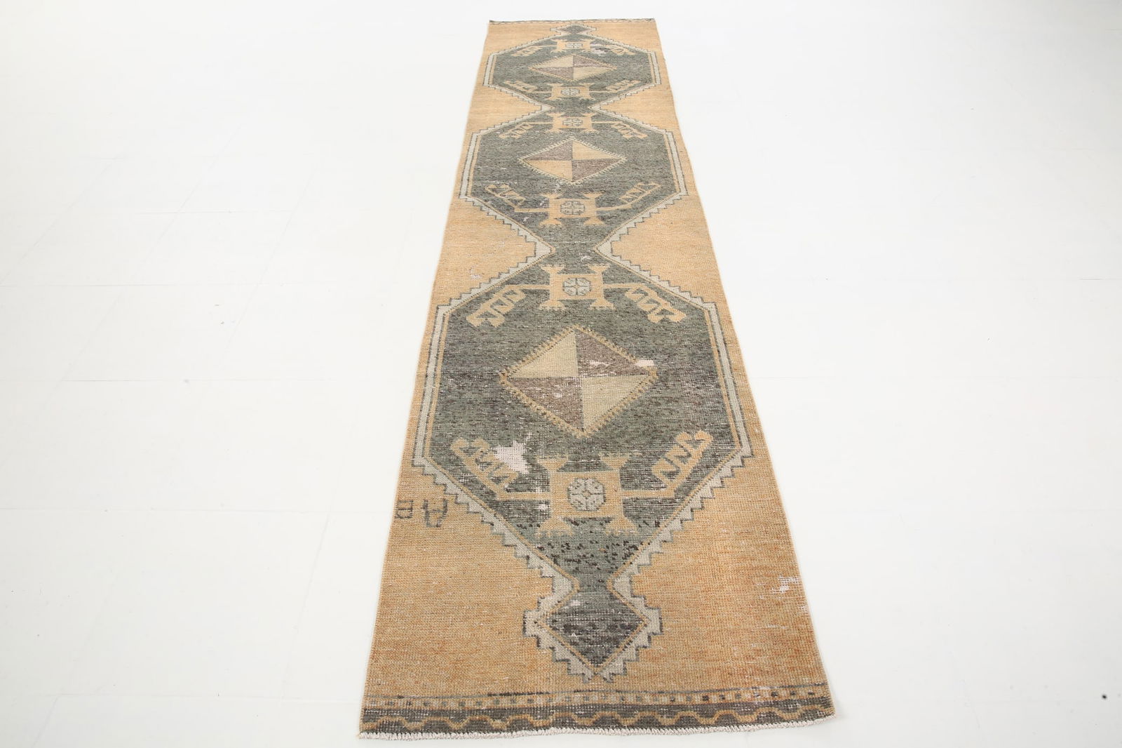 2'8'' x 11'1'' Turkish Vintage Runner Rug - 5900 - 2