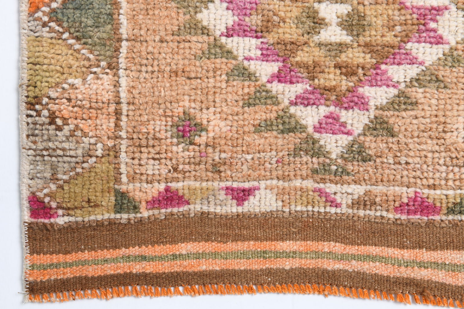 2'7'' x 12'10'' Unique Handmade Vintage Rug - 18422 - 10