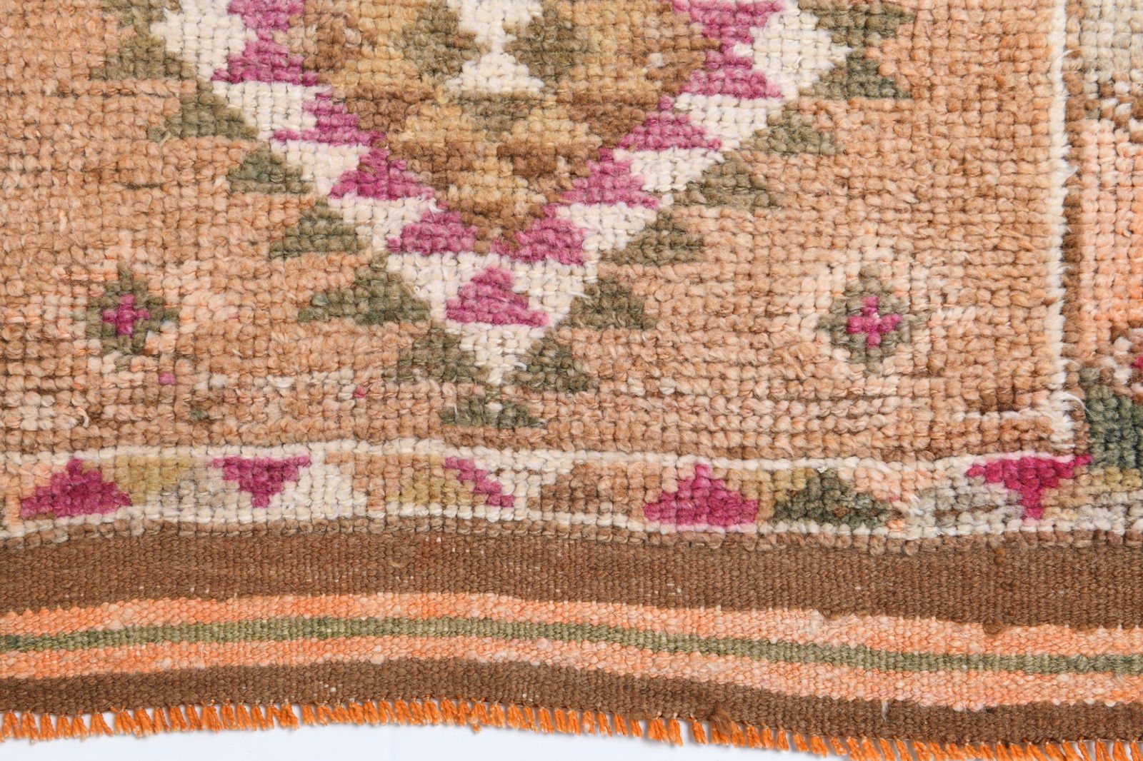 2'7'' x 12'10'' Unique Handmade Vintage Rug - 18422 - 11