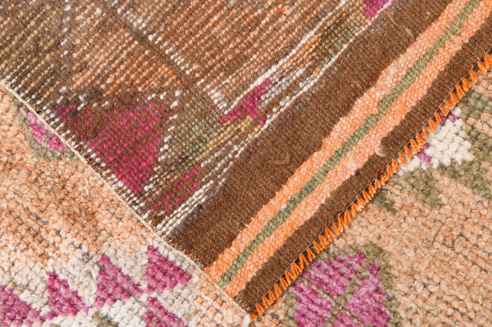 2'7'' x 12'10'' Unique Handmade Vintage Rug - 18422 - 13