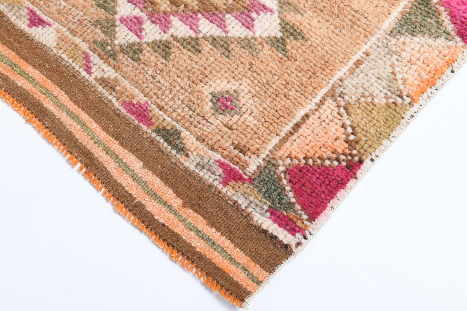 2'7'' x 12'10'' Unique Handmade Vintage Rug - 18422 - 9