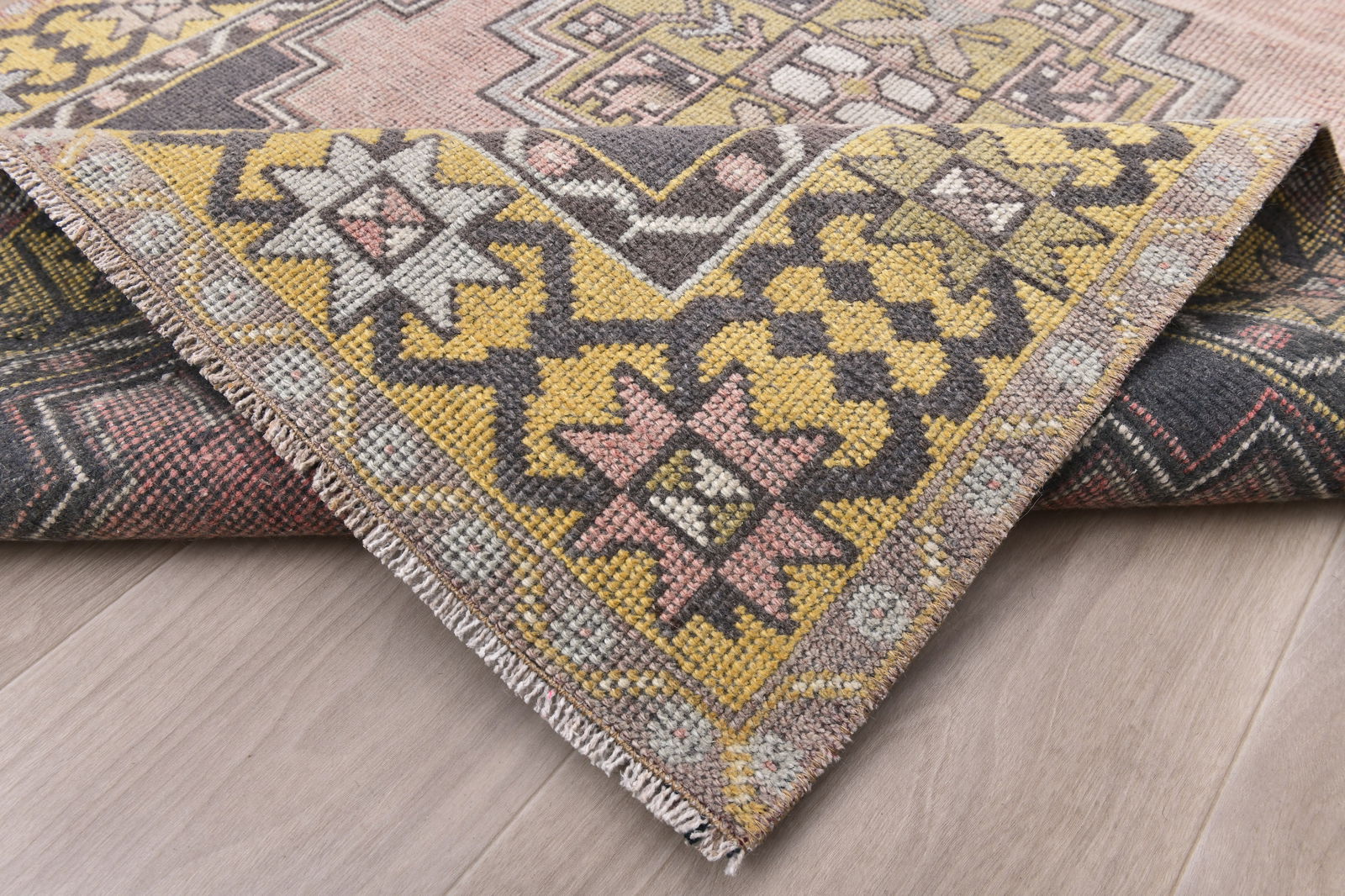 3'9'' x 6'10'' Turkish Vintage Runner Rug - 242340 - 12