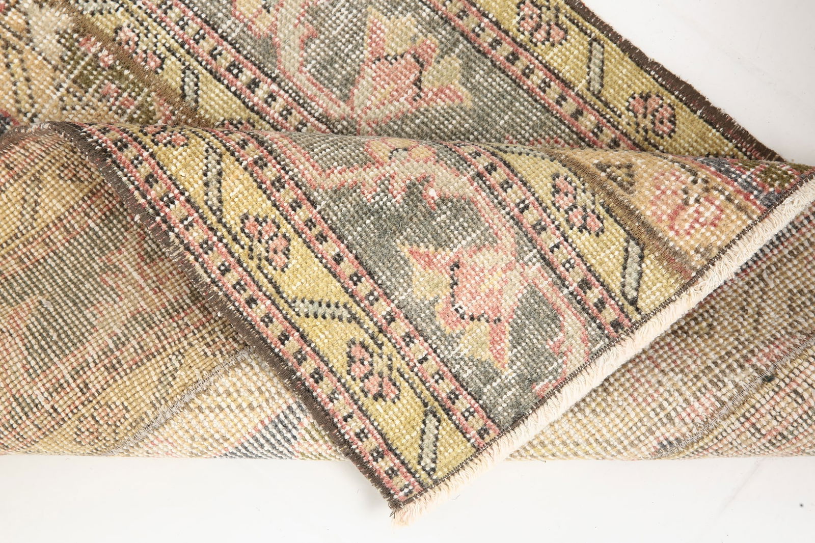 2'1'' x 8'9'' Turkish Vintage Runner Rug - 6353 - 12