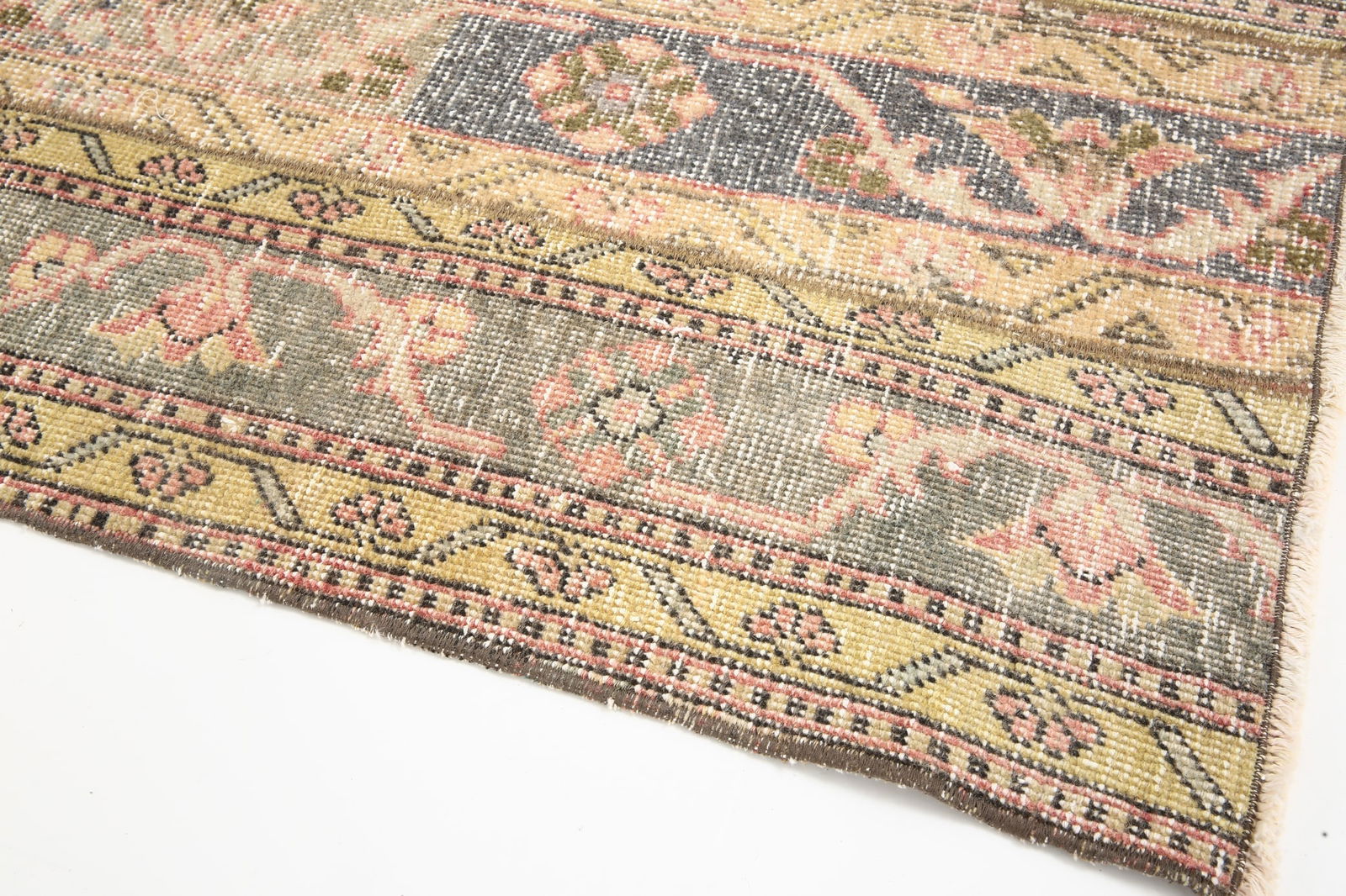 2'1'' x 8'9'' Turkish Vintage Runner Rug - 6353 - 6