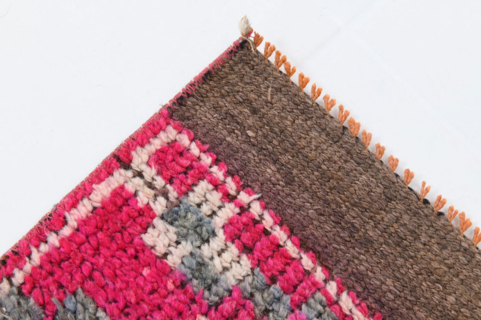 2'7'' x 11'10'' Vintage Wool Runner Rug - 18037 - 11