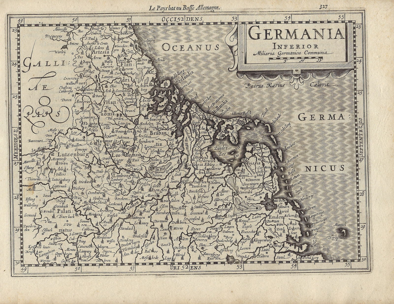 1630 Mercator Map of Benelux -- Germania Inferior… (1 of 1)
