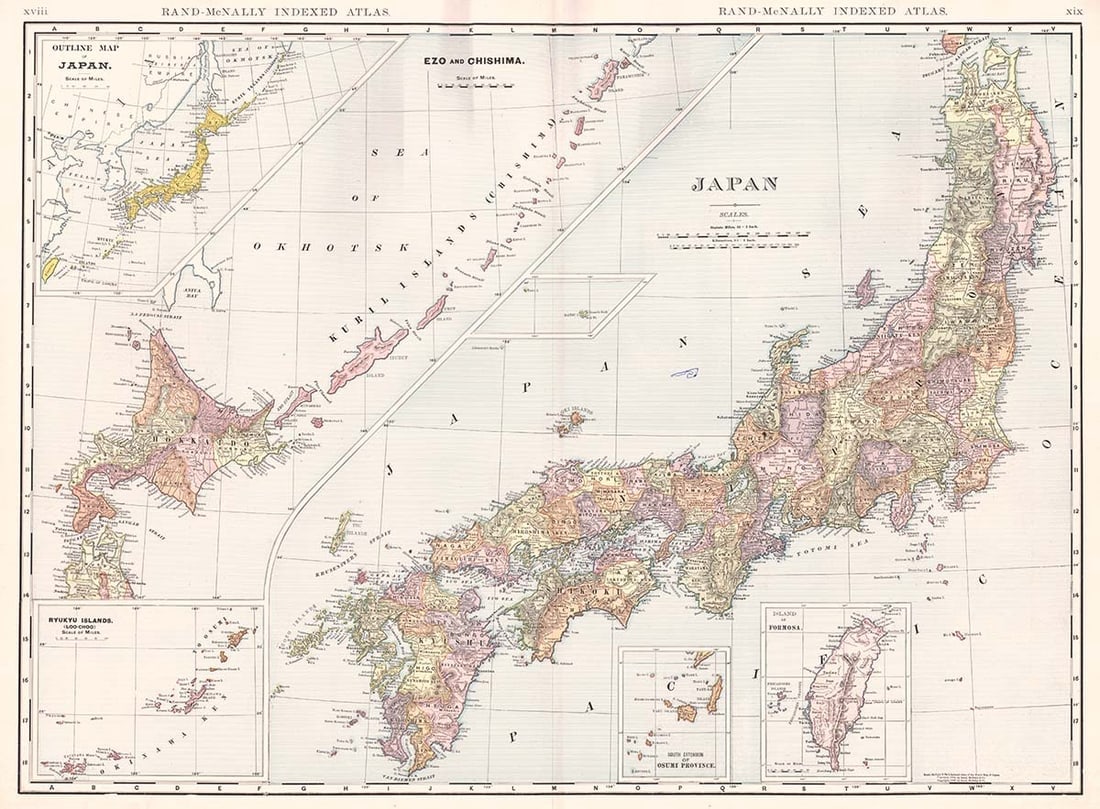 Rand-McNally Indexed Atlas Japan (1 of 1)
