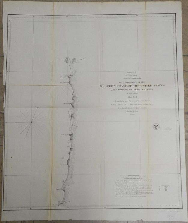 Reconnoissance of the Western Coast of the United States from Monterey Bay to The Columbia River in - 6