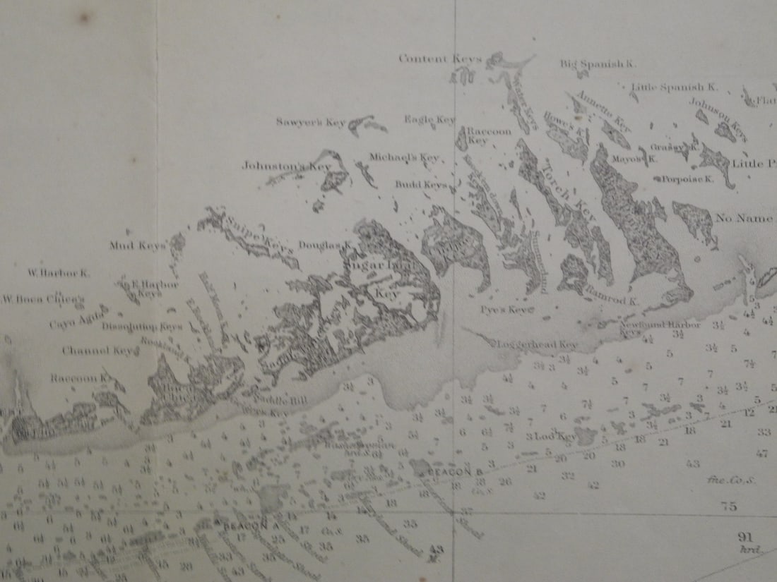 General Chart of the Coast No.X Straits of Florida - 4