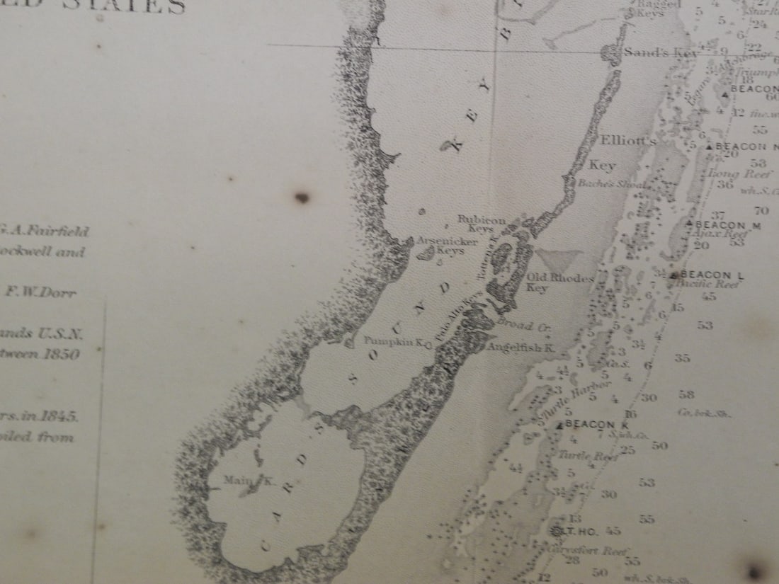 General Chart of the Coast No.X Straits of Florida - 5