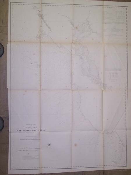 Preliminary Chart of the Pacific Coast from Point Pinos to Bodega Head California (1 of 2)