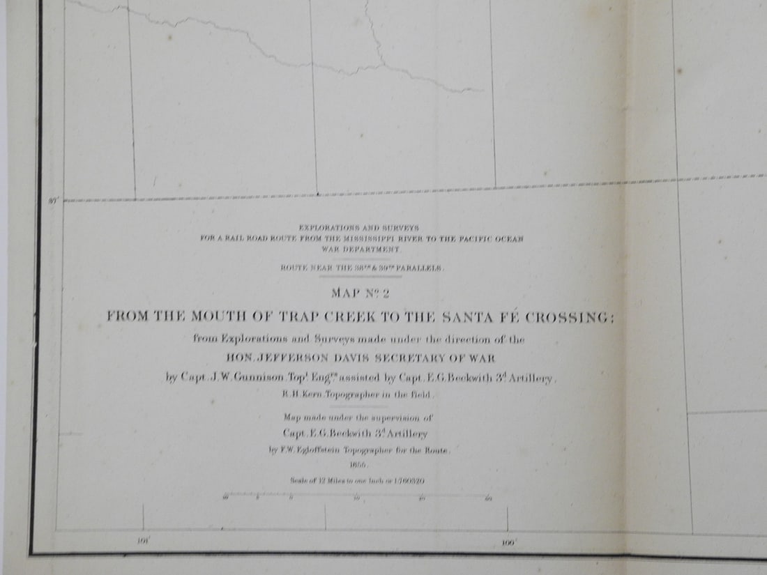 Map No. 2 from the Mouth of Trap Creek to the Santa Fe Crossing; - 4