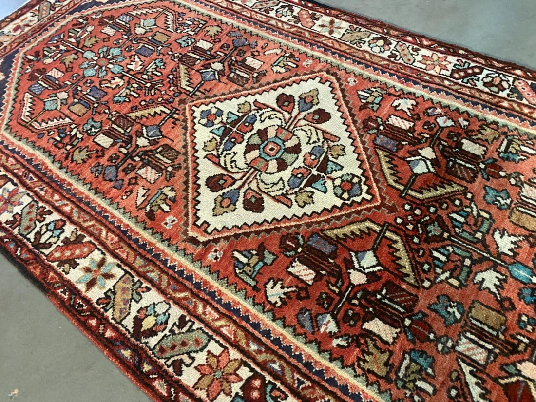 EXQUISITE PERSIAN RUG 3'.7"x7' - 2