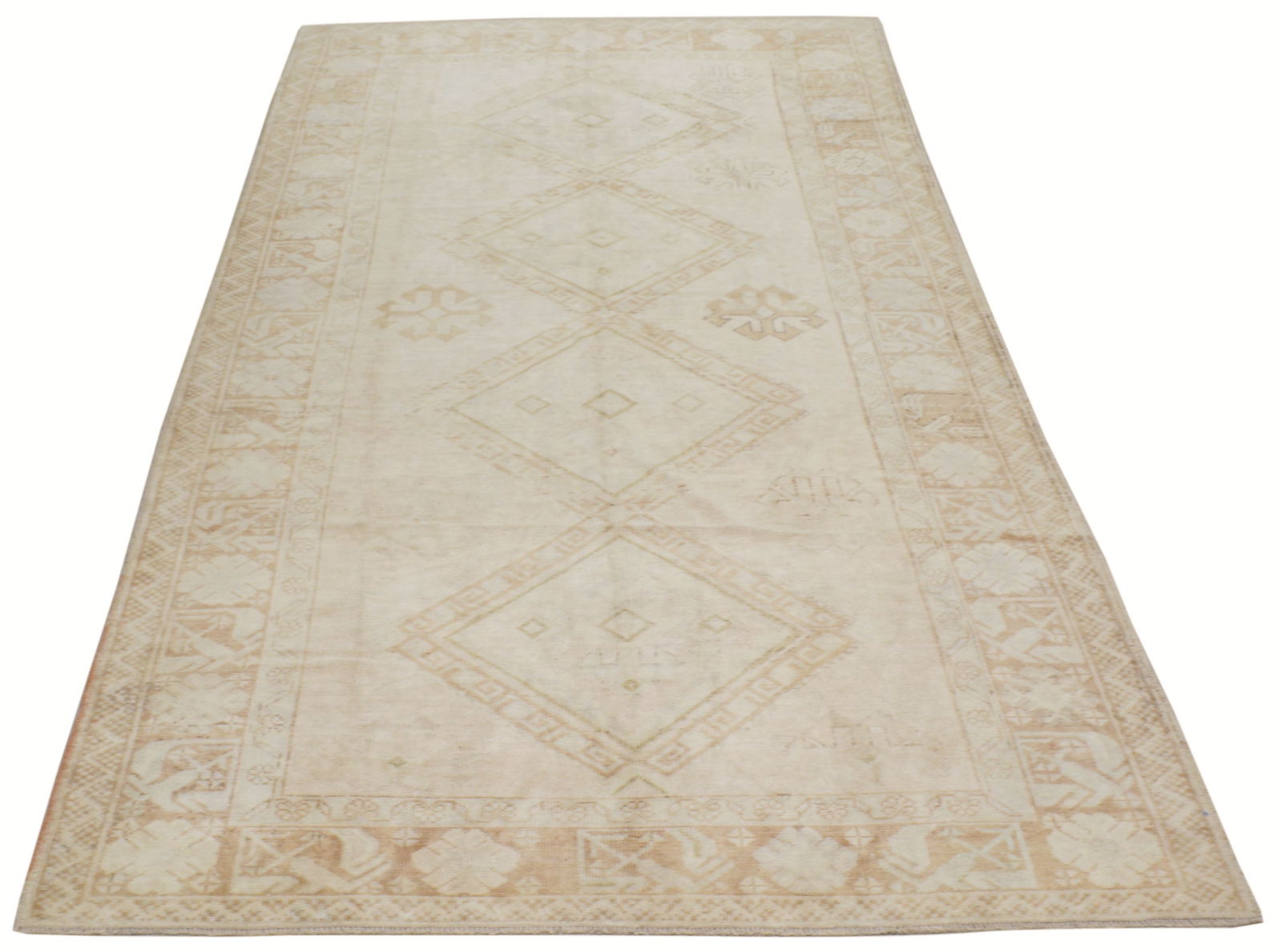 TURKISH HAND KNOTTED WOOL RUG - 2