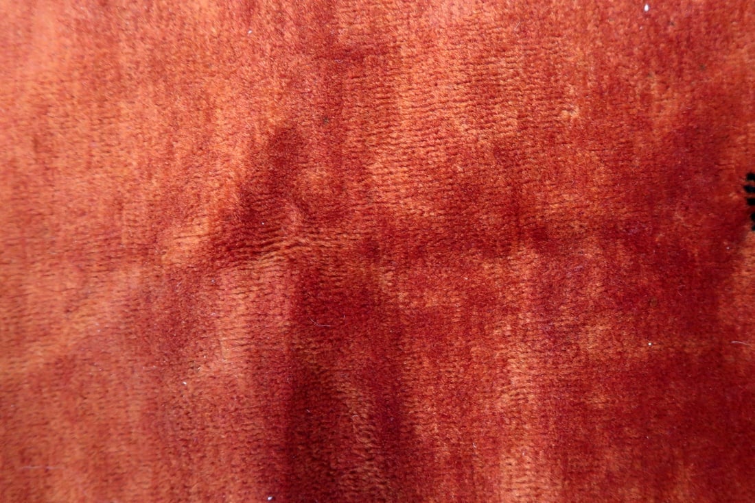 Handmade Vintage Pakistani Lahore Prayer Rug 2.7' x 3.8' (83cm x 116cm), 1970s - 9