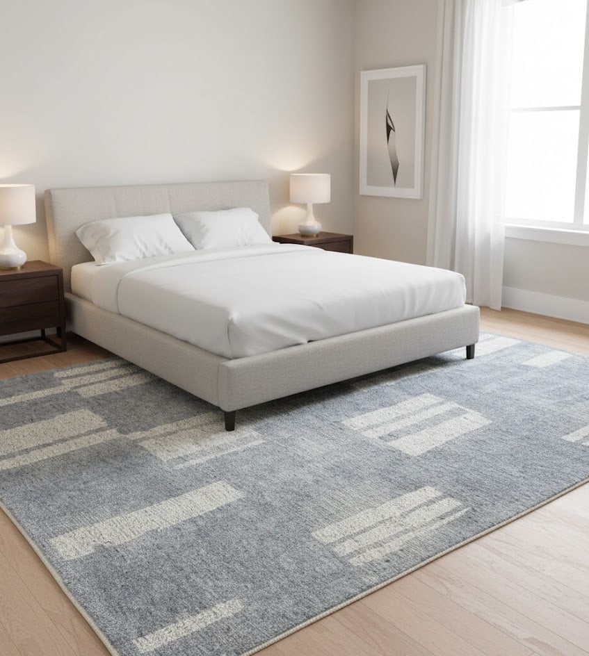 Multicolored Abstract 8X10 Modern Oriental Rug - 2