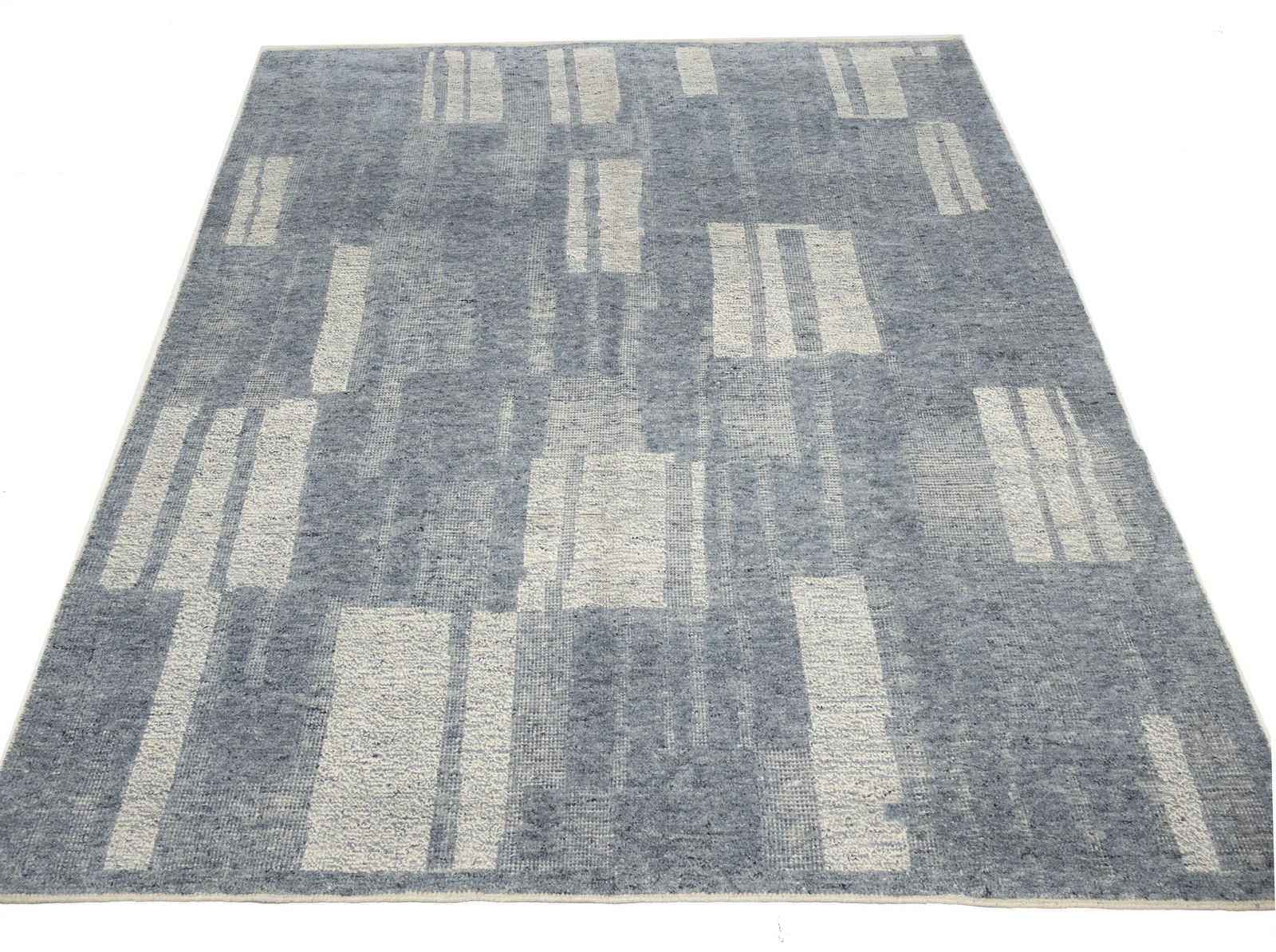 Multicolored Abstract 8X10 Modern Oriental Rug - 3