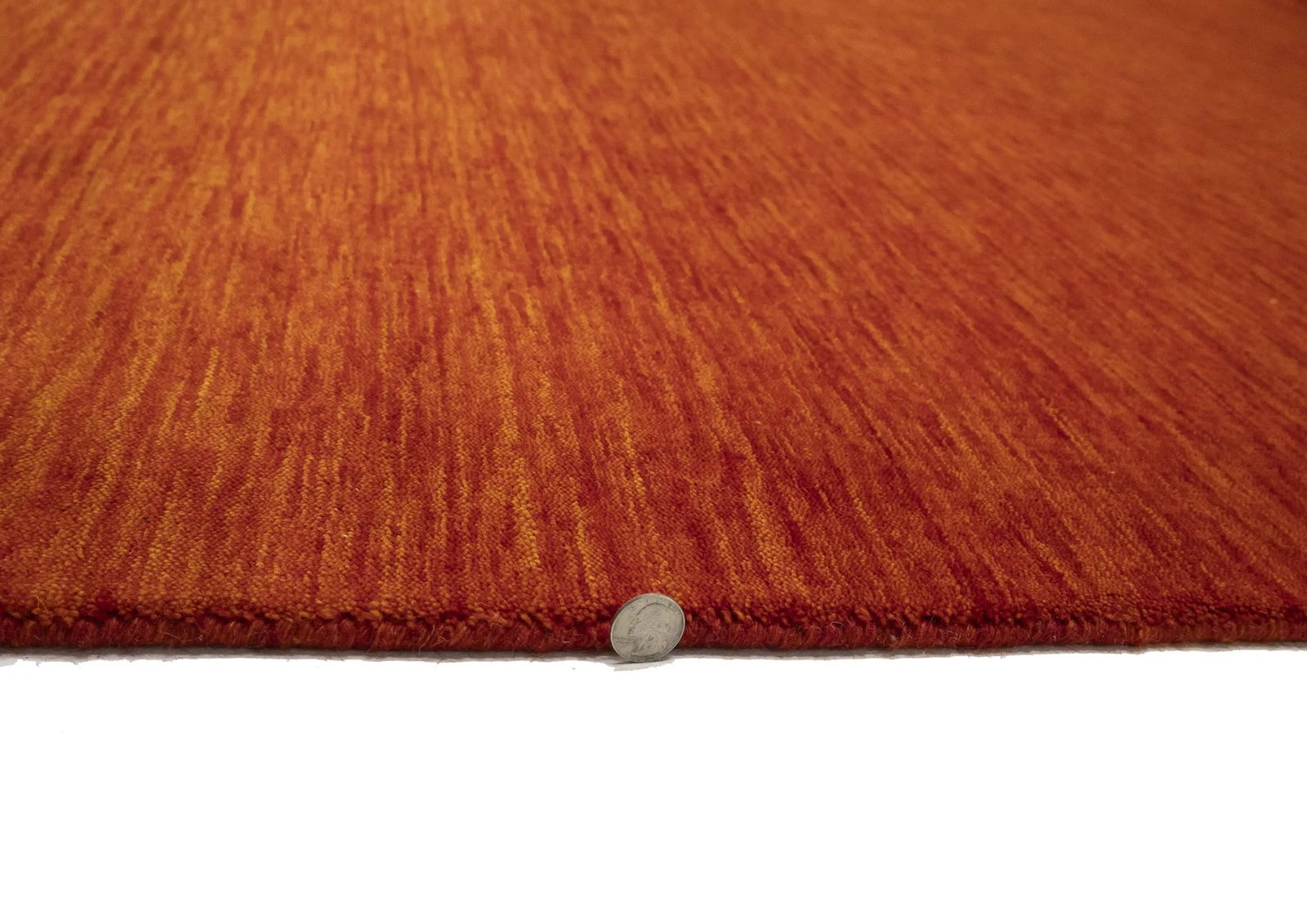 Orange-red Tribal 8X10 Gabbeh Modern Rug - 11