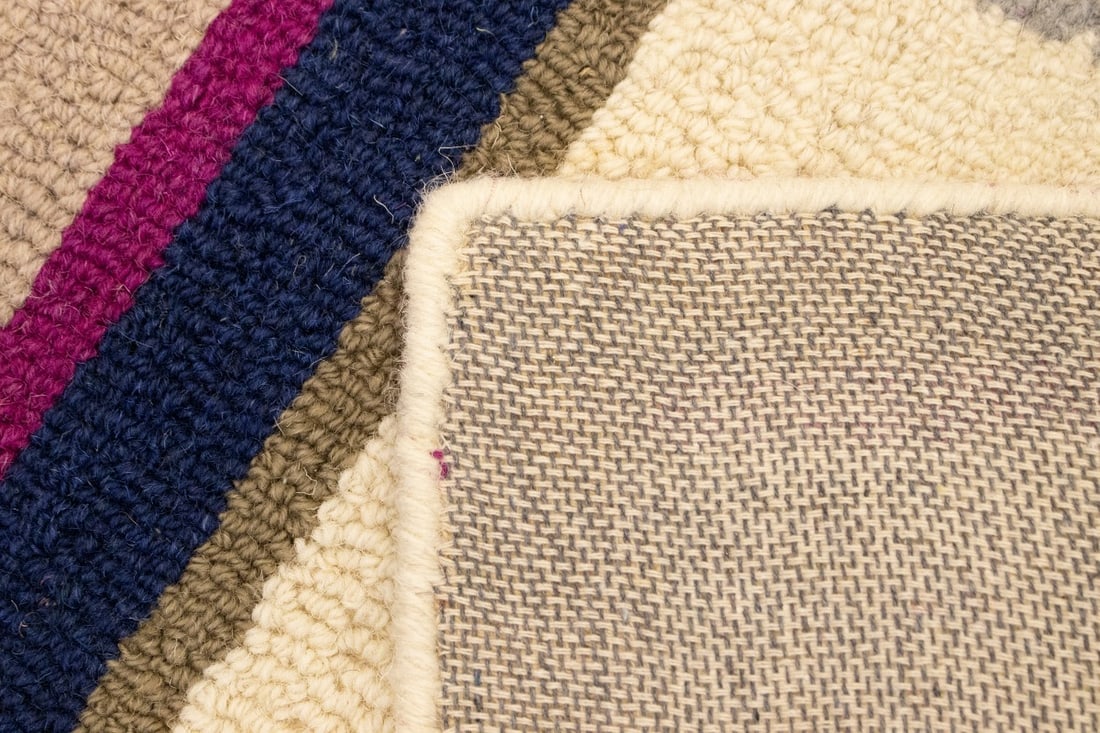 Multicolored Stripes 5X8 Hand-Tufted Modern Rug - 10