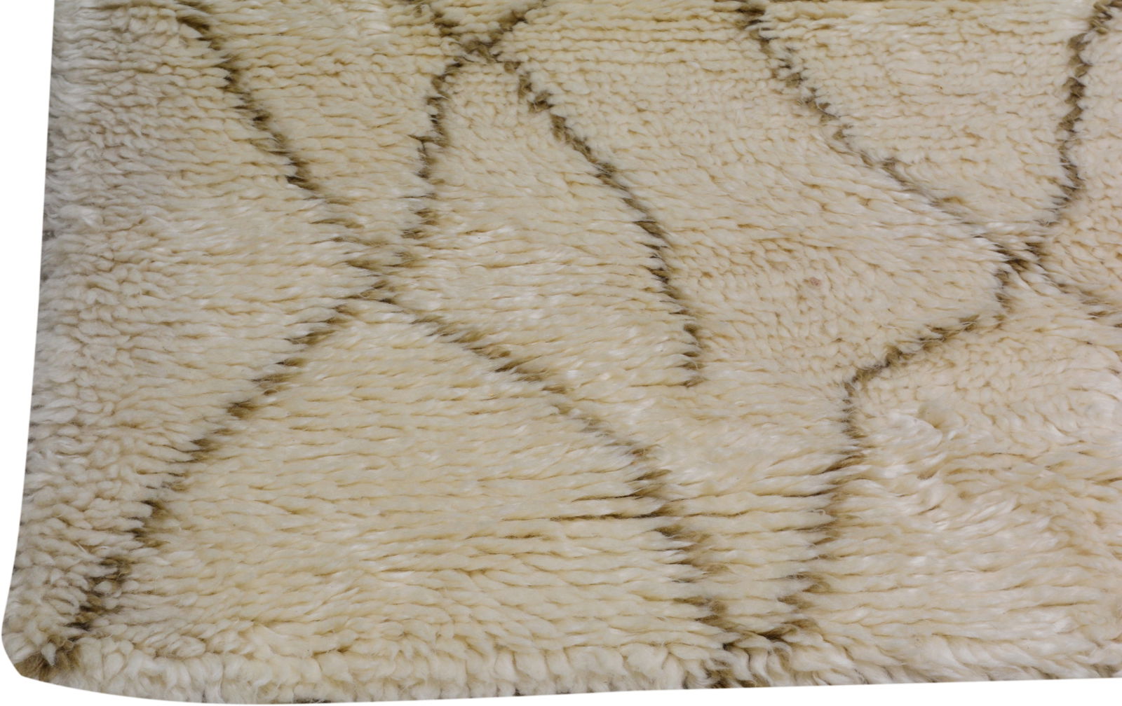 INDIAN HAND KNOTTED WOOL RUG - 4