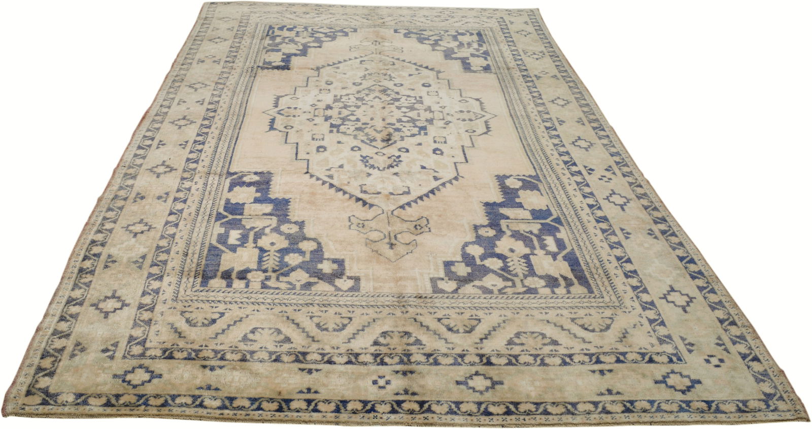TURKISH HAND KNOTTED WOOL RUG - 2