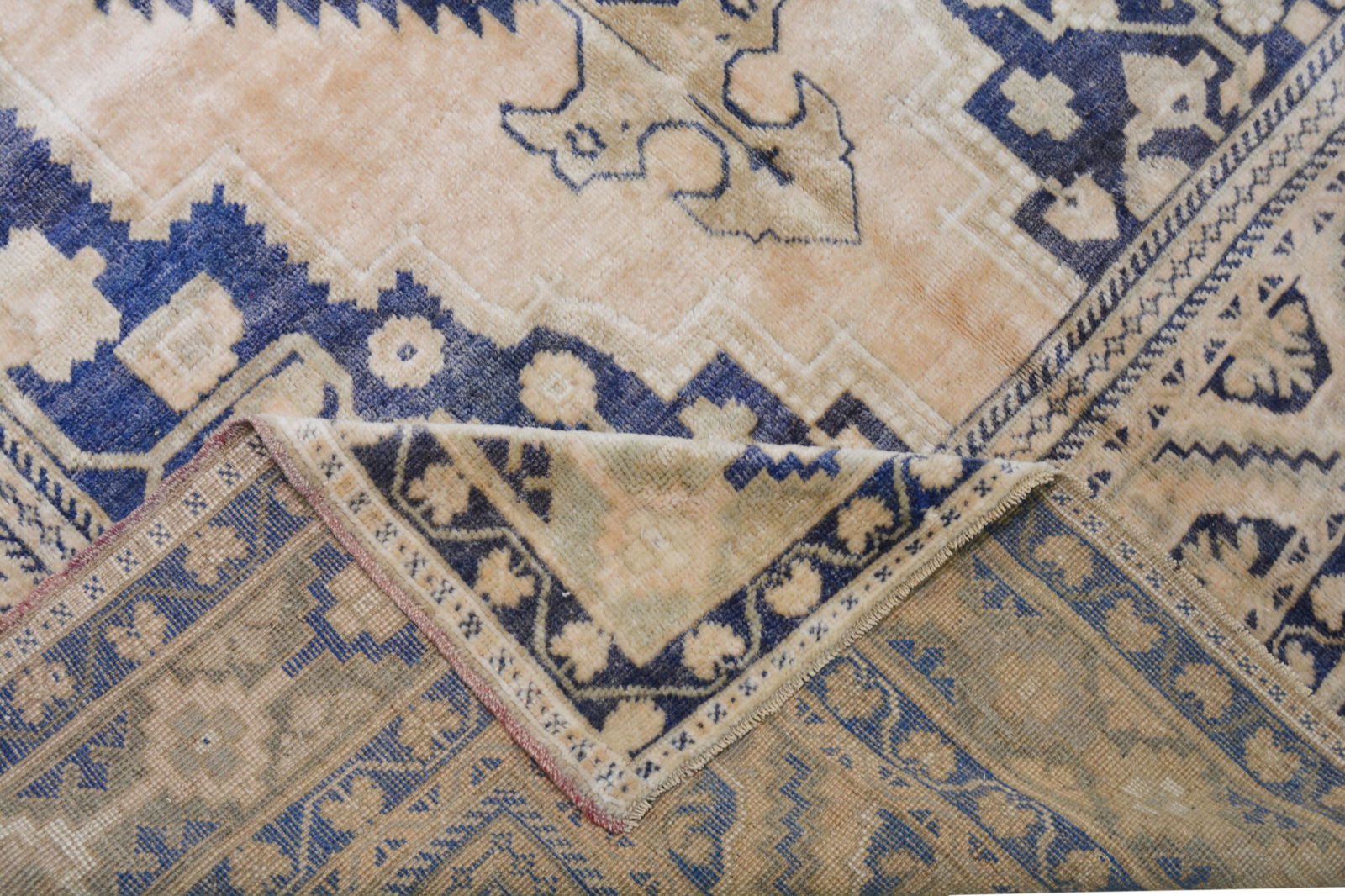 TURKISH HAND KNOTTED WOOL RUG - 6