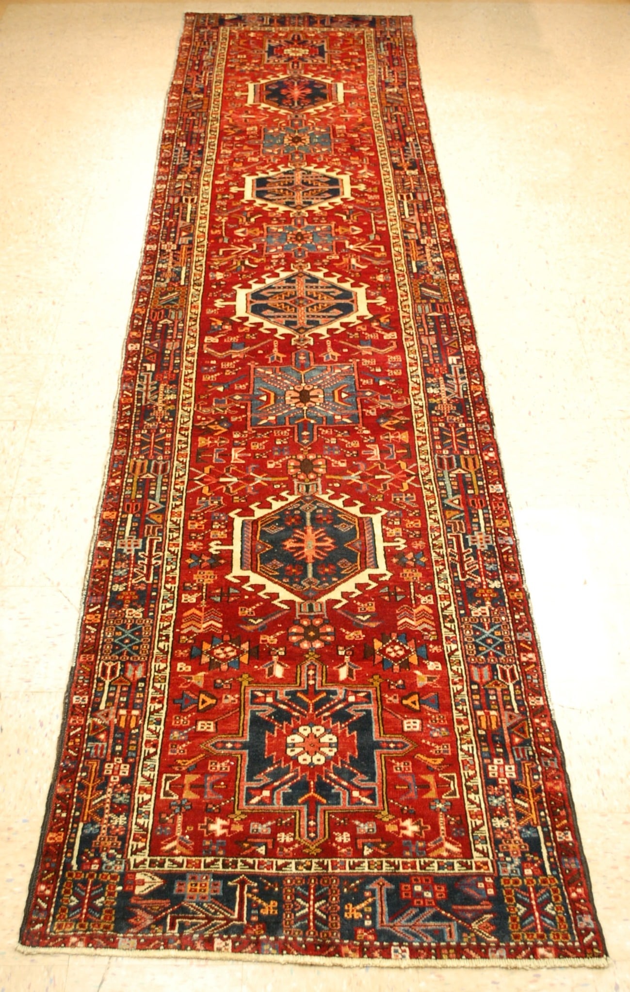 PERSIAN HERIZ RUG 3.4x14.6 (1 of 11)