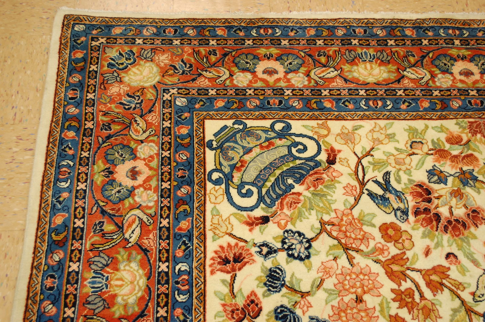 Persian SAROUK RUG 8'4" x 11'2" - 5