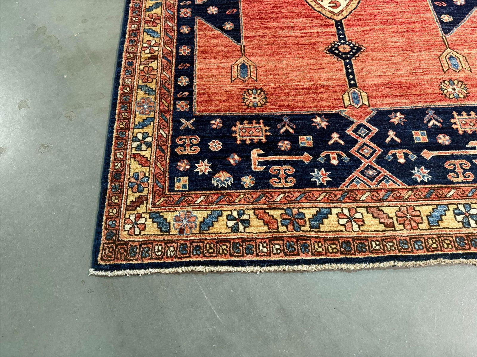 Stunning Kazak Rug 4.2x6.2 - 3
