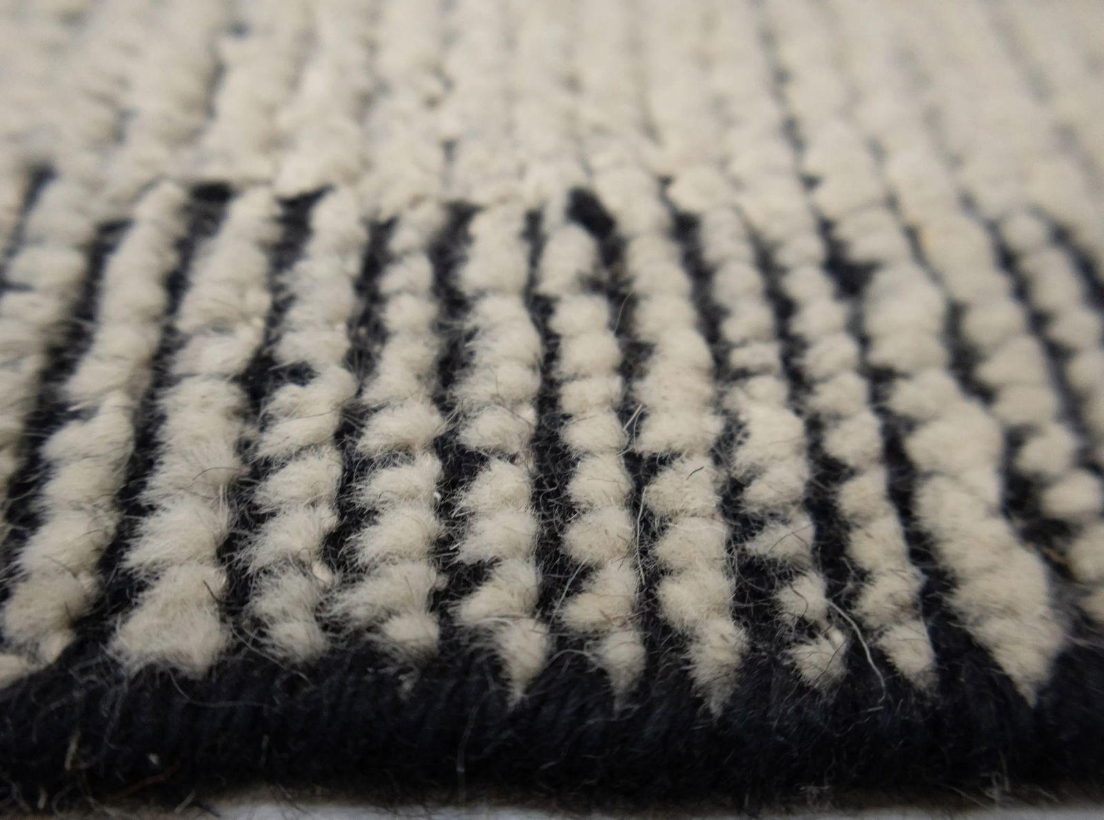 Cream Abstract 9X12 Oriental Modern Rug - 11