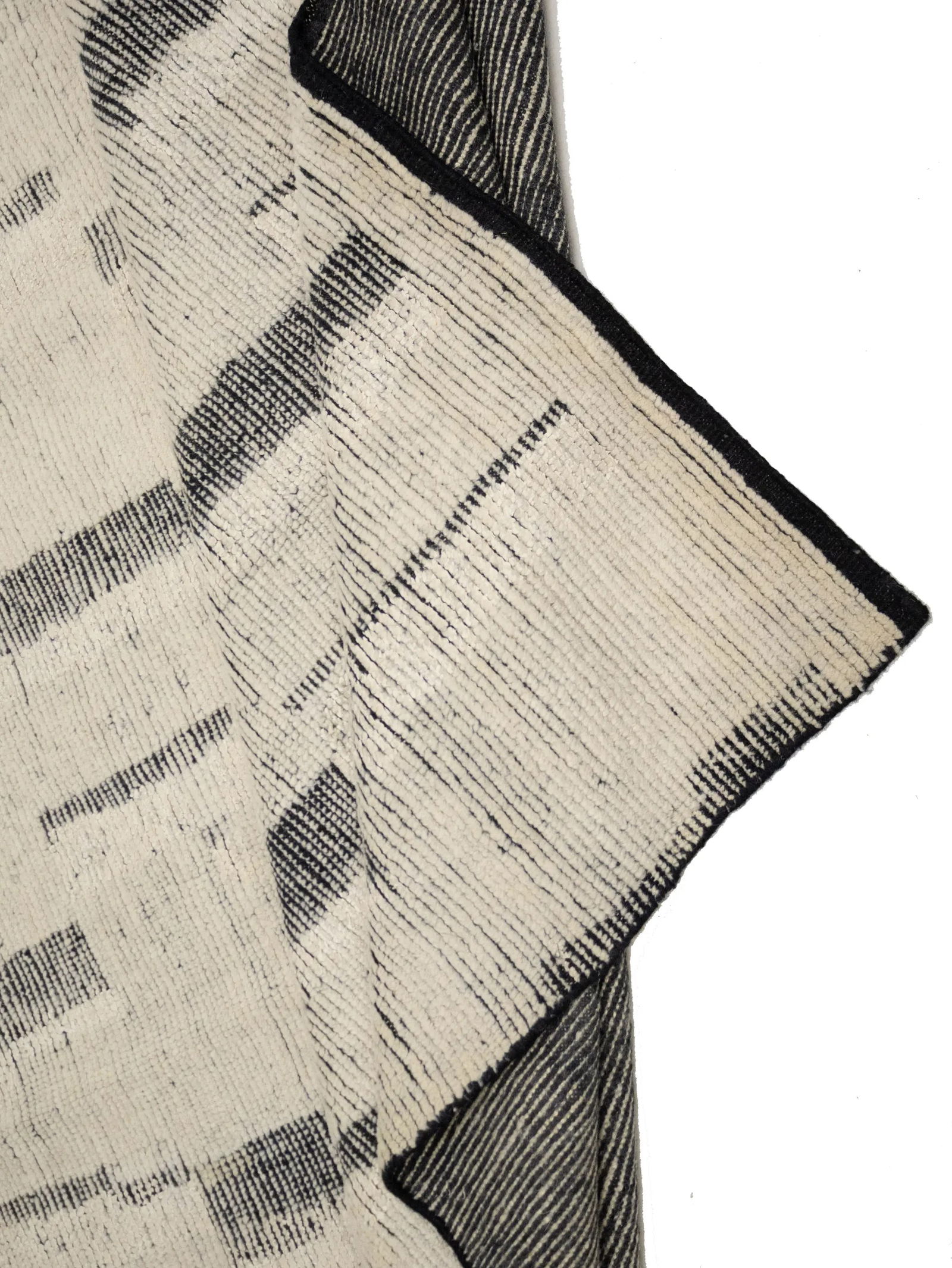 Cream Abstract 9X12 Oriental Modern Rug - 13