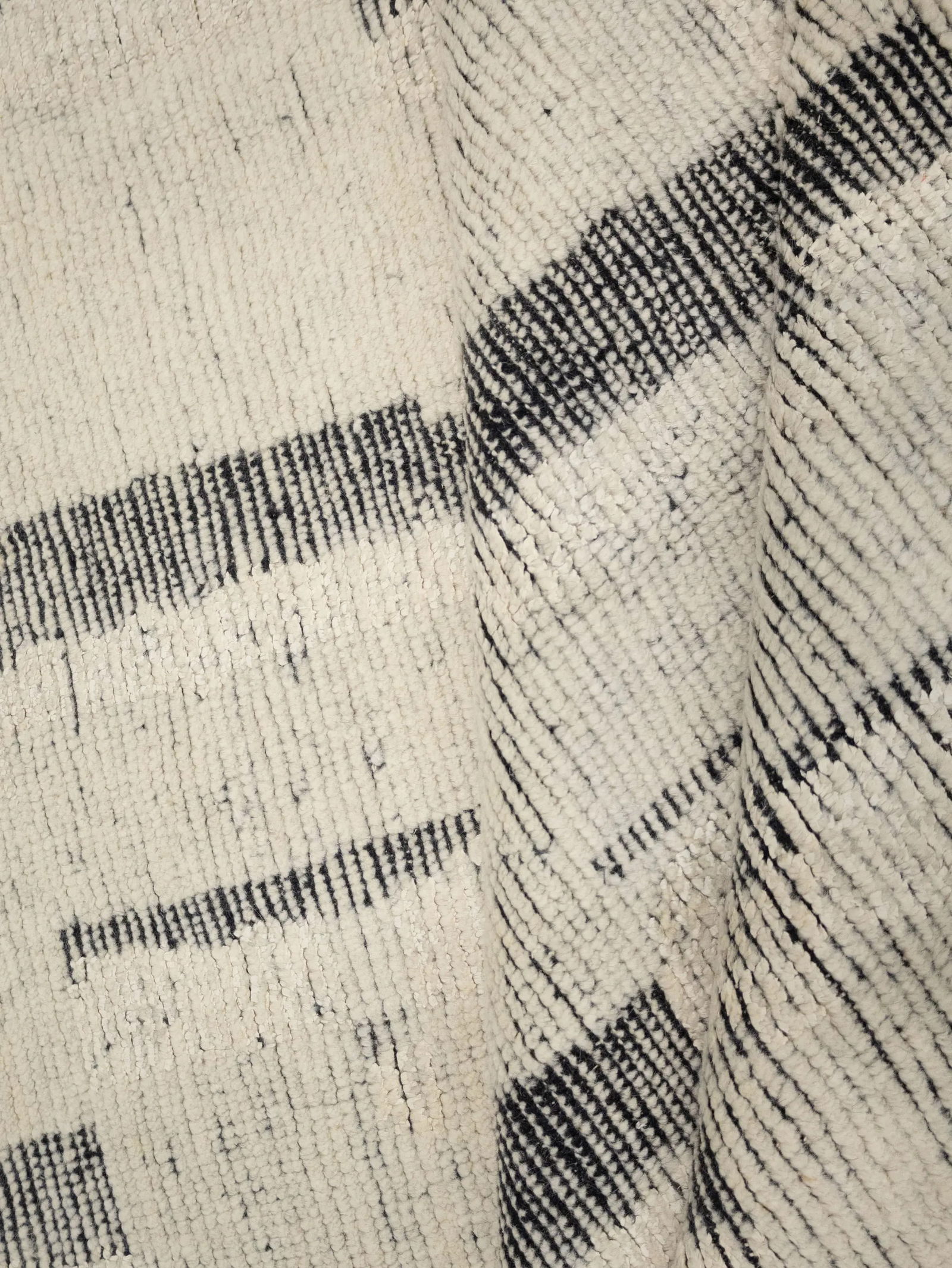 Cream Abstract 9X12 Oriental Modern Rug - 14