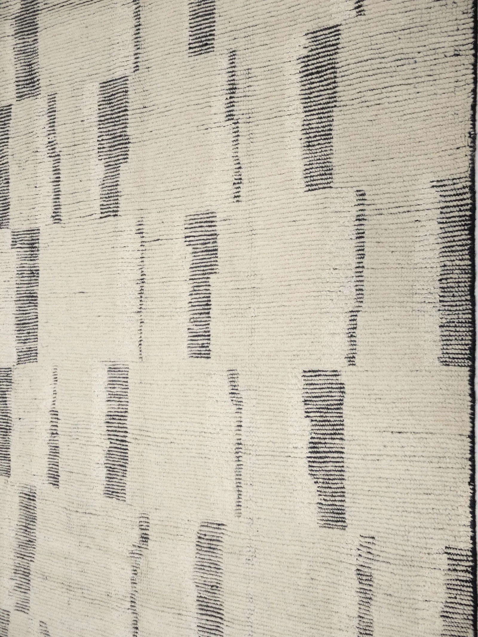 Cream Abstract 9X12 Oriental Modern Rug - 8