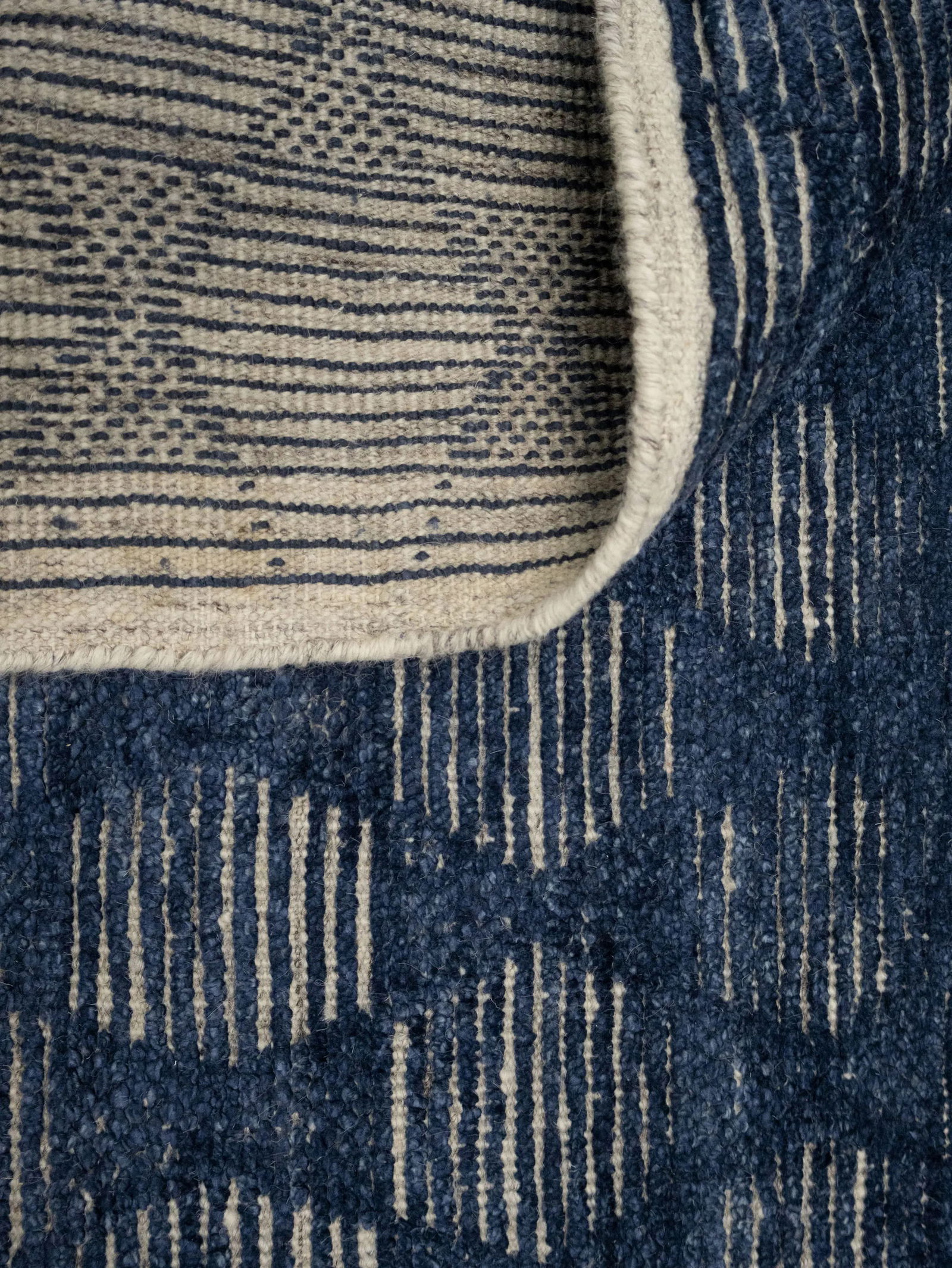 Dark Navy Geometric 8X10 Modern Oriental Rug - 13