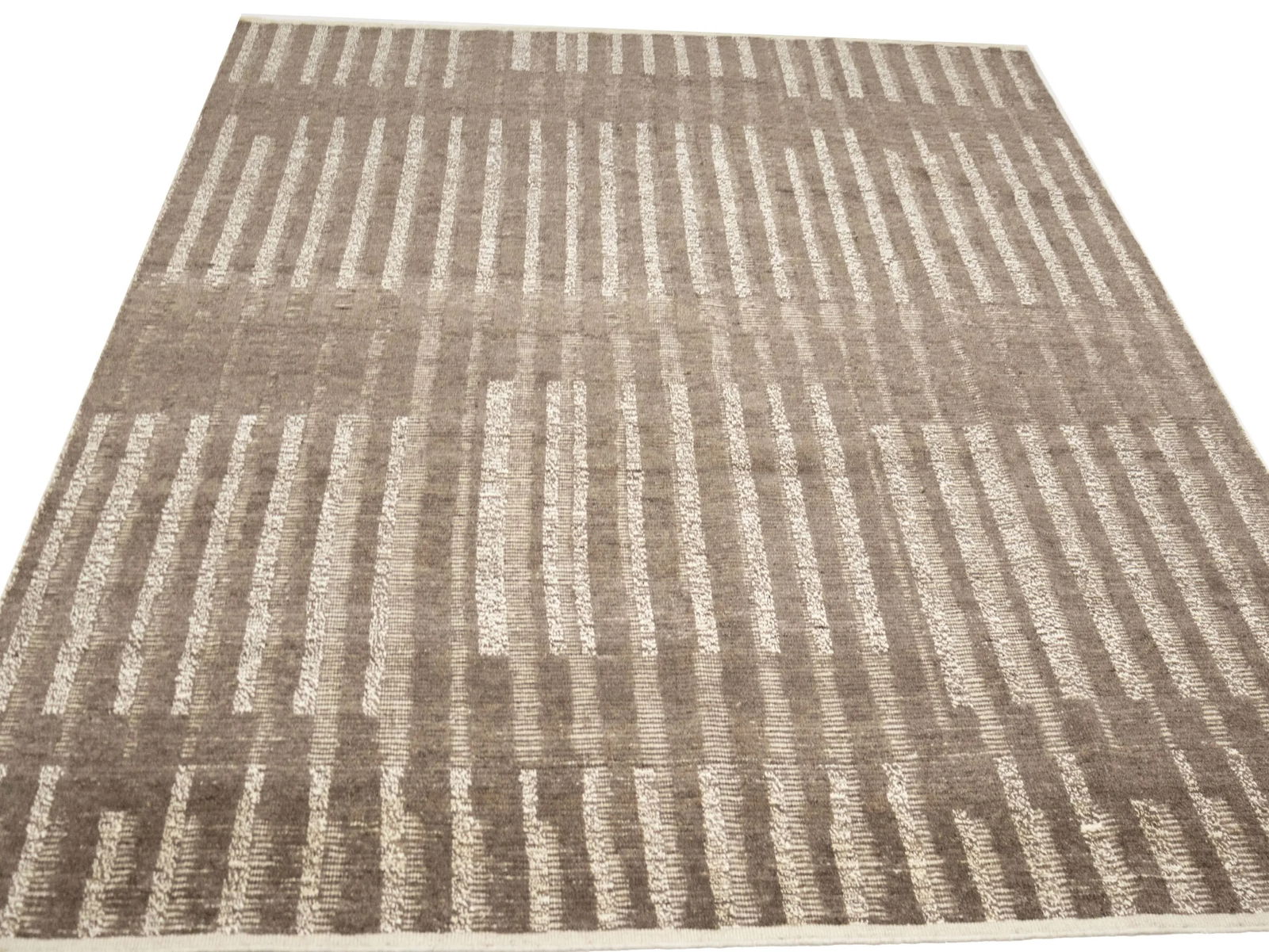 Brown Abstract 8X10 Modern Oriental Rug - 11