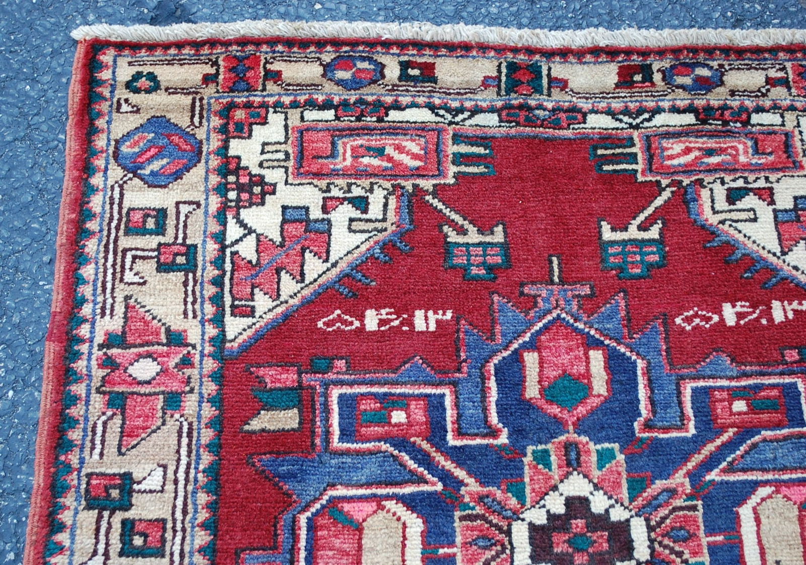 PERSIAN HERIZ RUG 3'5" x10'8" - 4