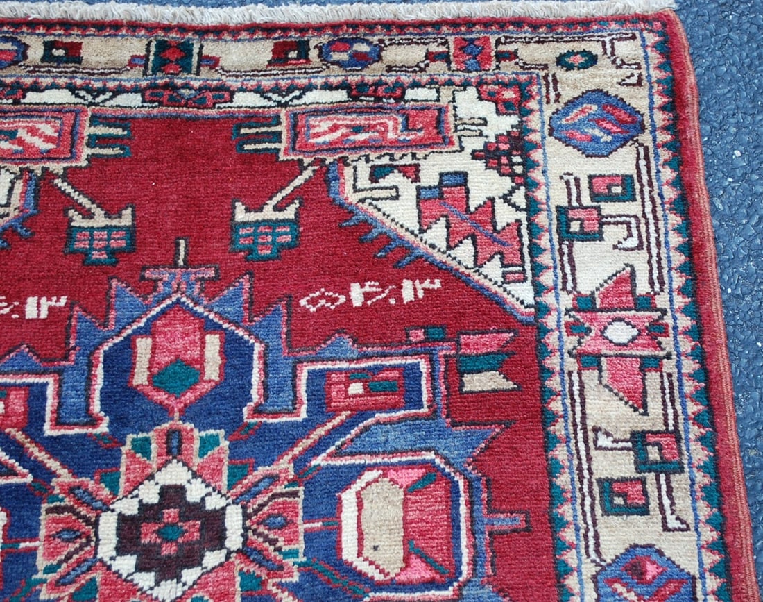 PERSIAN HERIZ RUG 3'5" x10'8" - 5