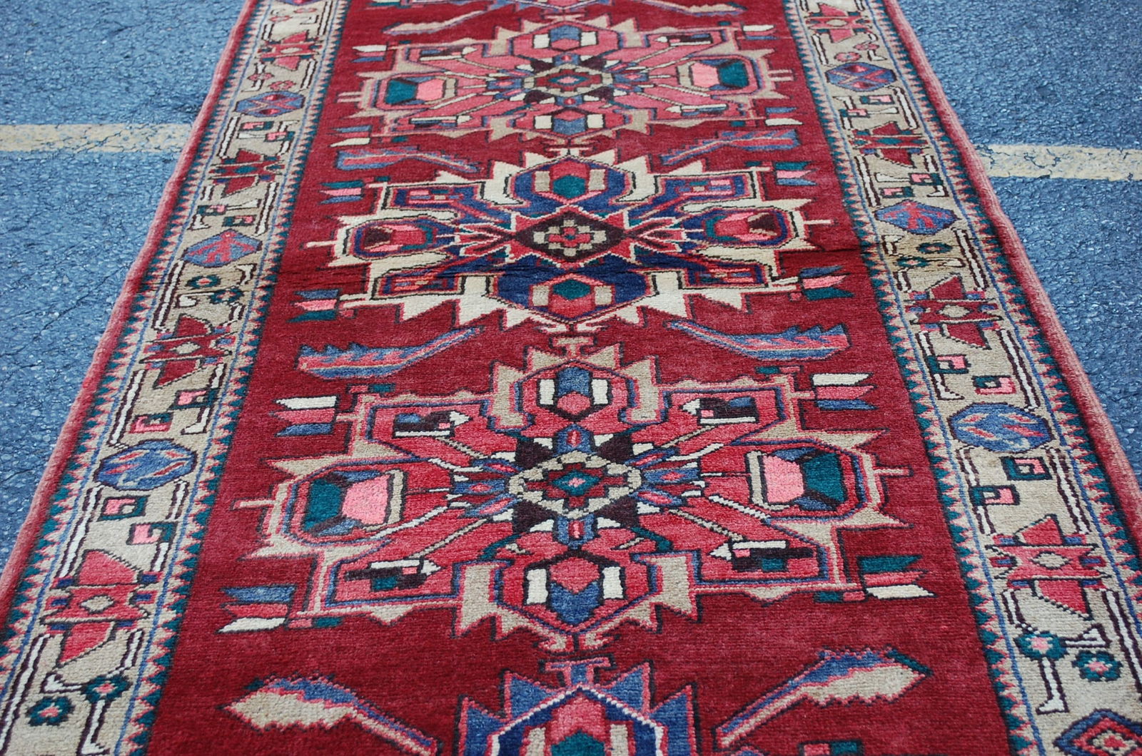 PERSIAN HERIZ RUG 3'5" x10'8" - 8