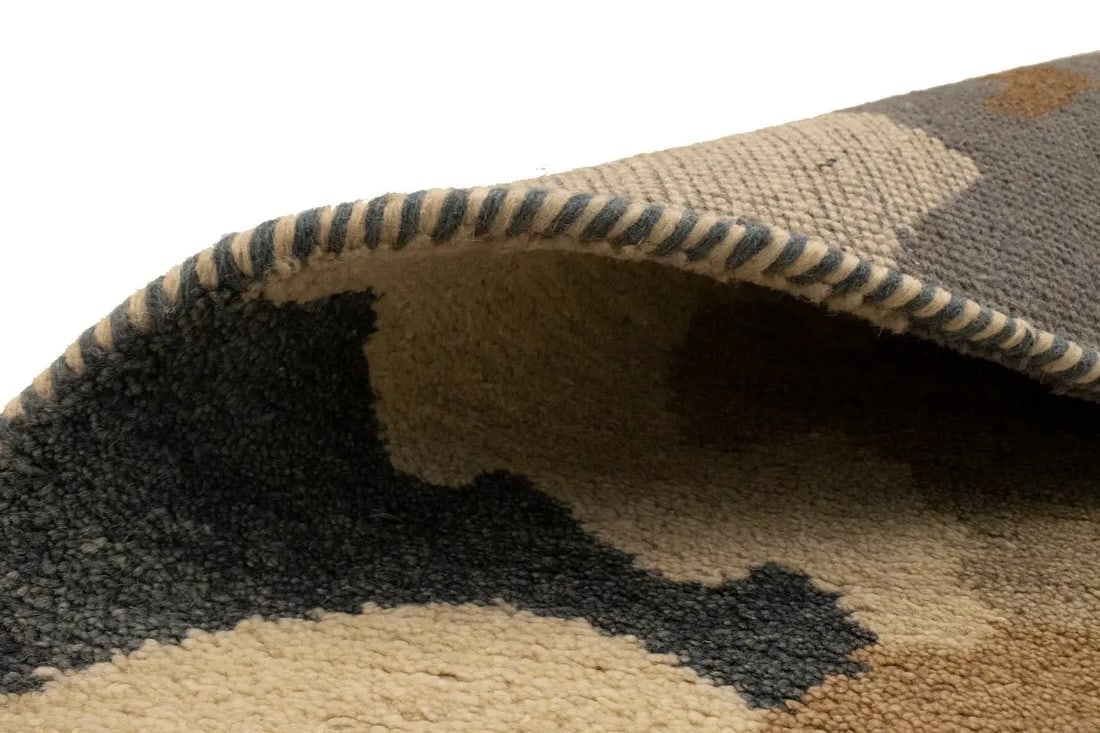 Multicolored Abstract 6'4X9'8 Indo-Gabbeh Oriental Rug - 14