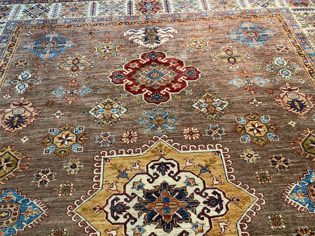 EXQUISITE FINE SUPER KAZAK RUG 8'.5"x10'.3" - 4