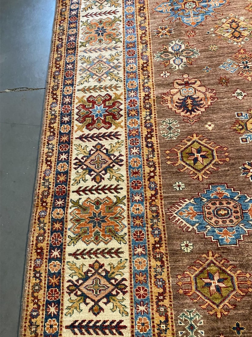 EXQUISITE FINE SUPER KAZAK RUG 8'.5"x10'.3" - 5