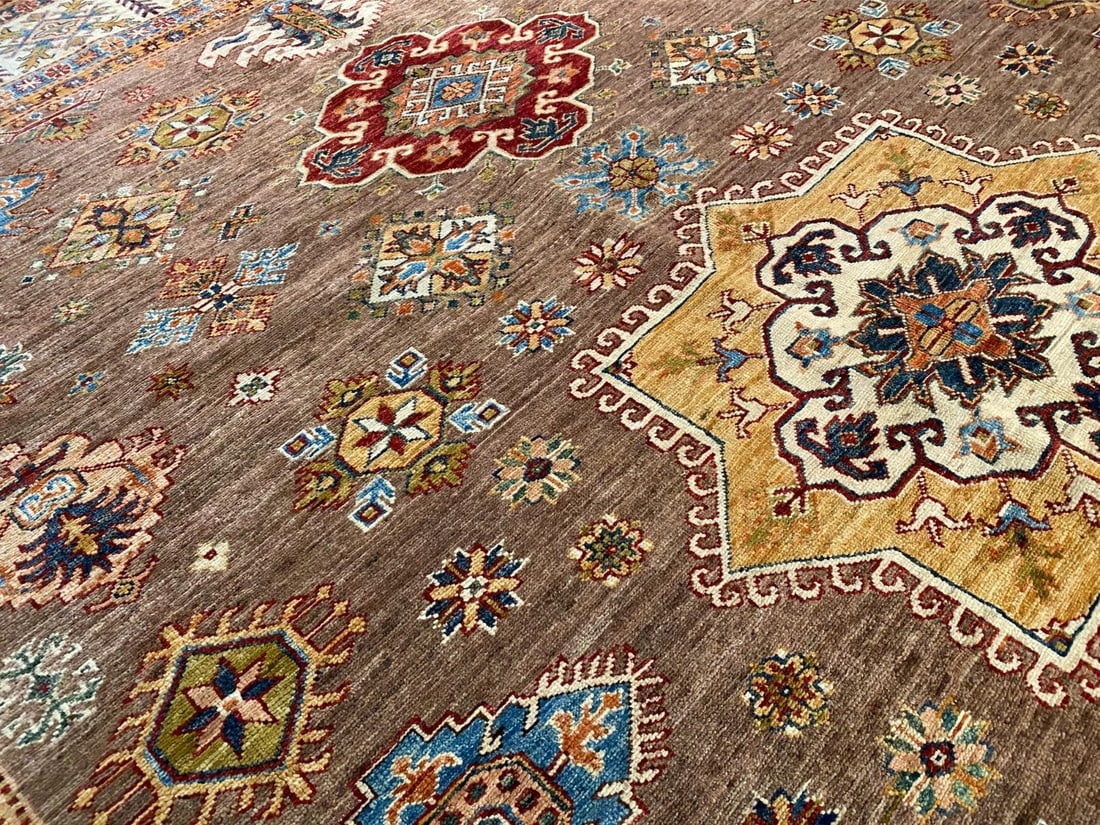 EXQUISITE FINE SUPER KAZAK RUG 8'.5"x10'.3" - 6
