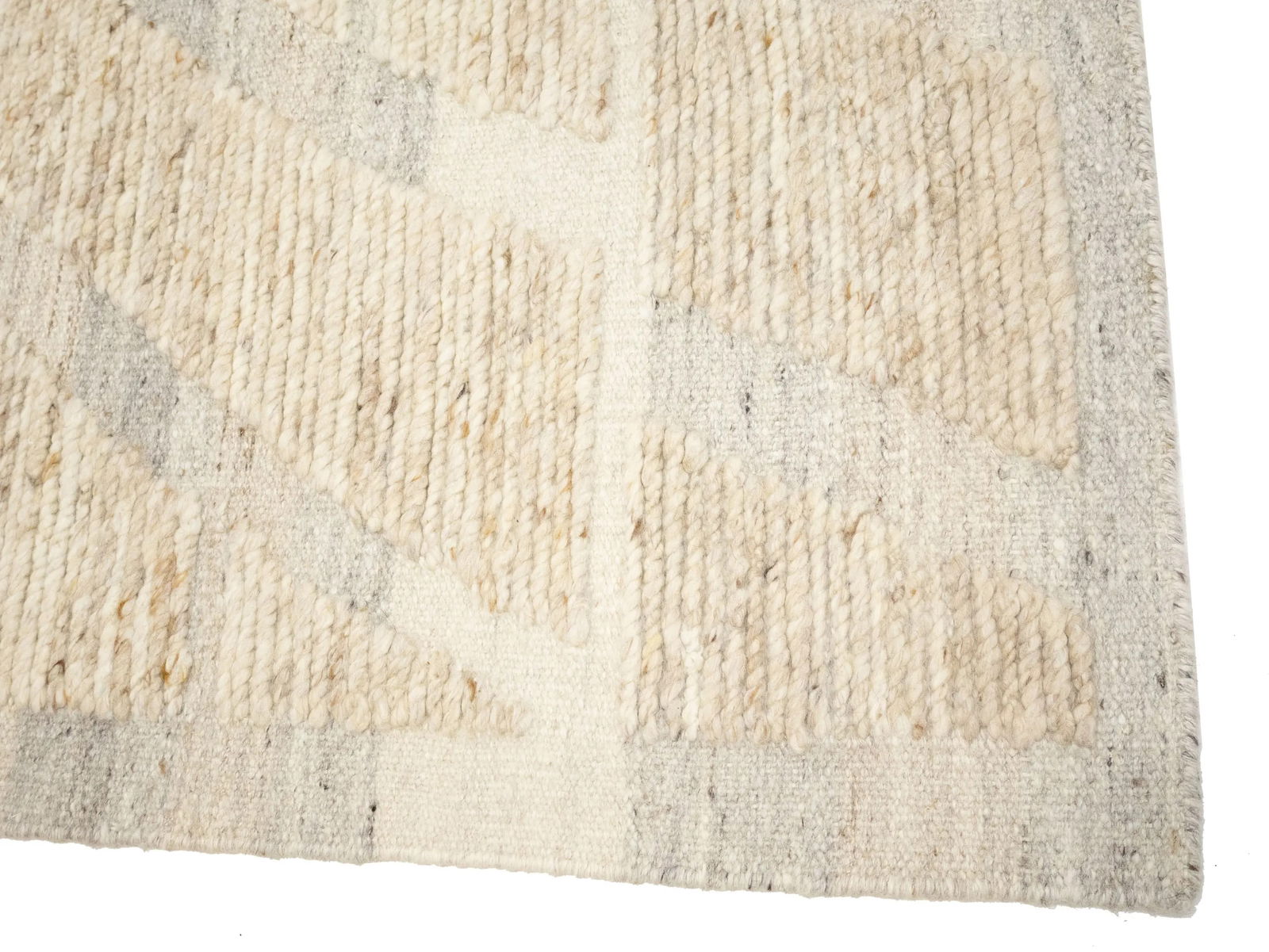 Cream Abstract 8X10 Modern Oriental Rug - 10