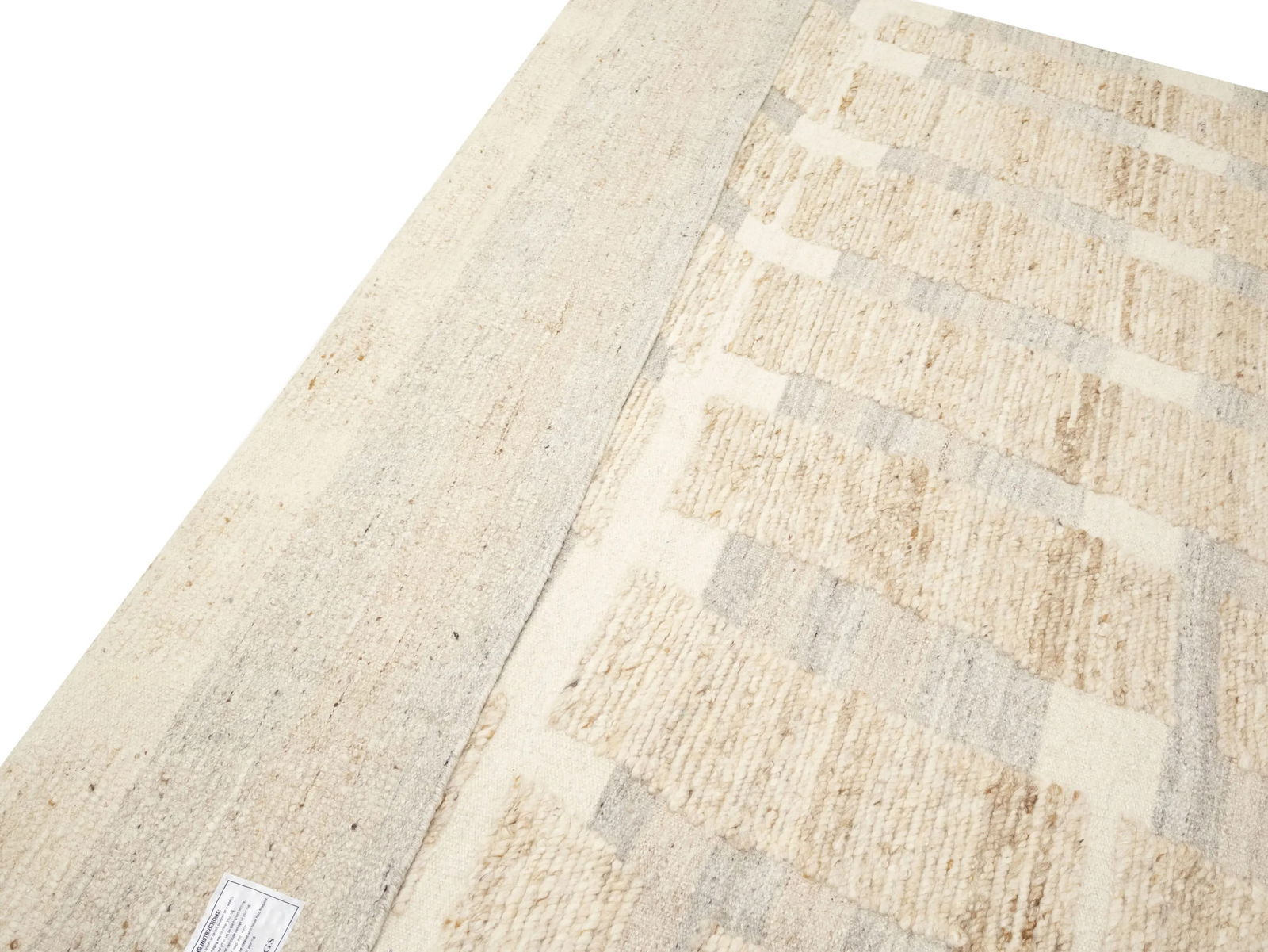 Cream Abstract 8X10 Modern Oriental Rug - 17