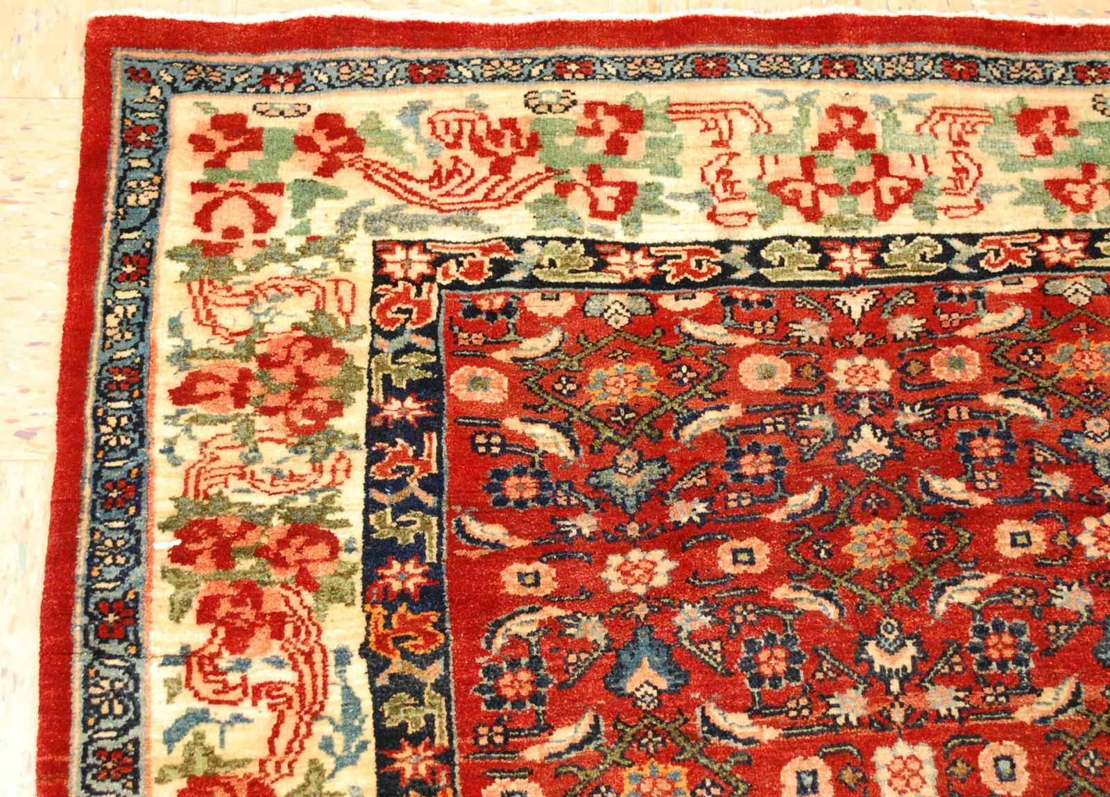 PERSIAN BIJAR RUG 3' 7" x 10' 8" - 5